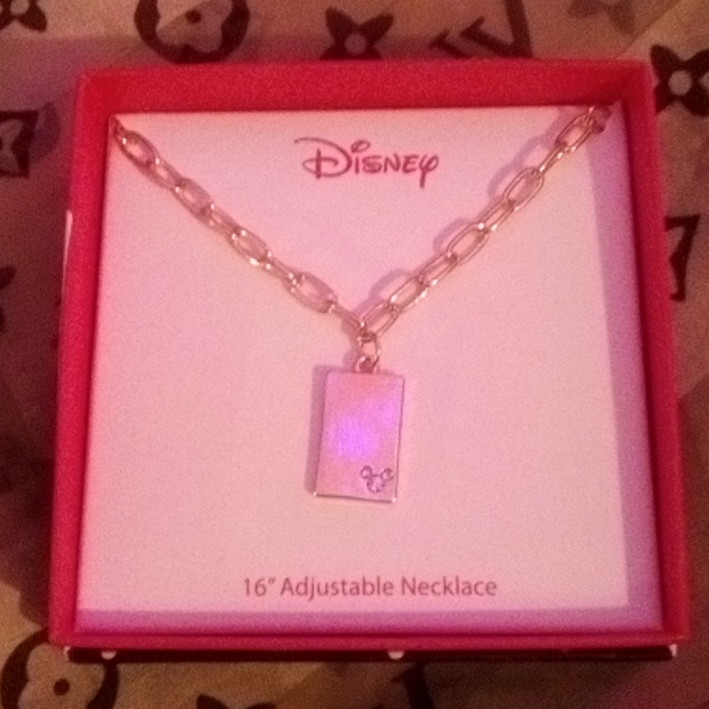 Disney gold necklace